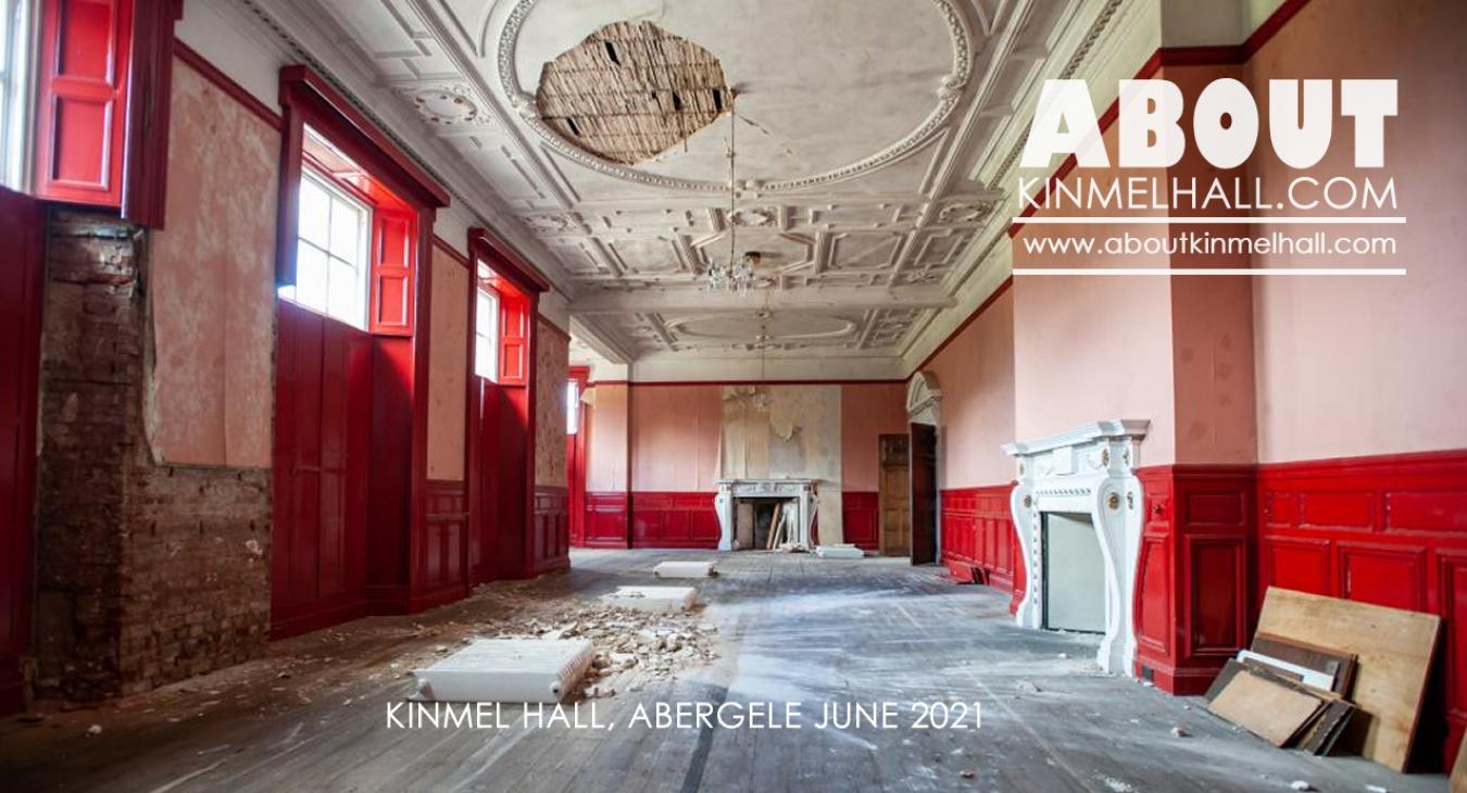 Kinmel Hall After Years of Neglect June 2021
