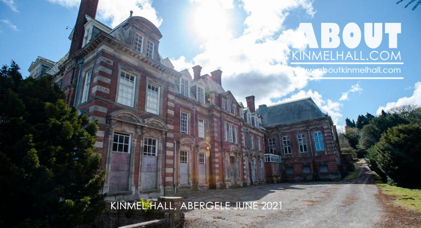 Kinmel Hall After Years of Neglect June 2021
