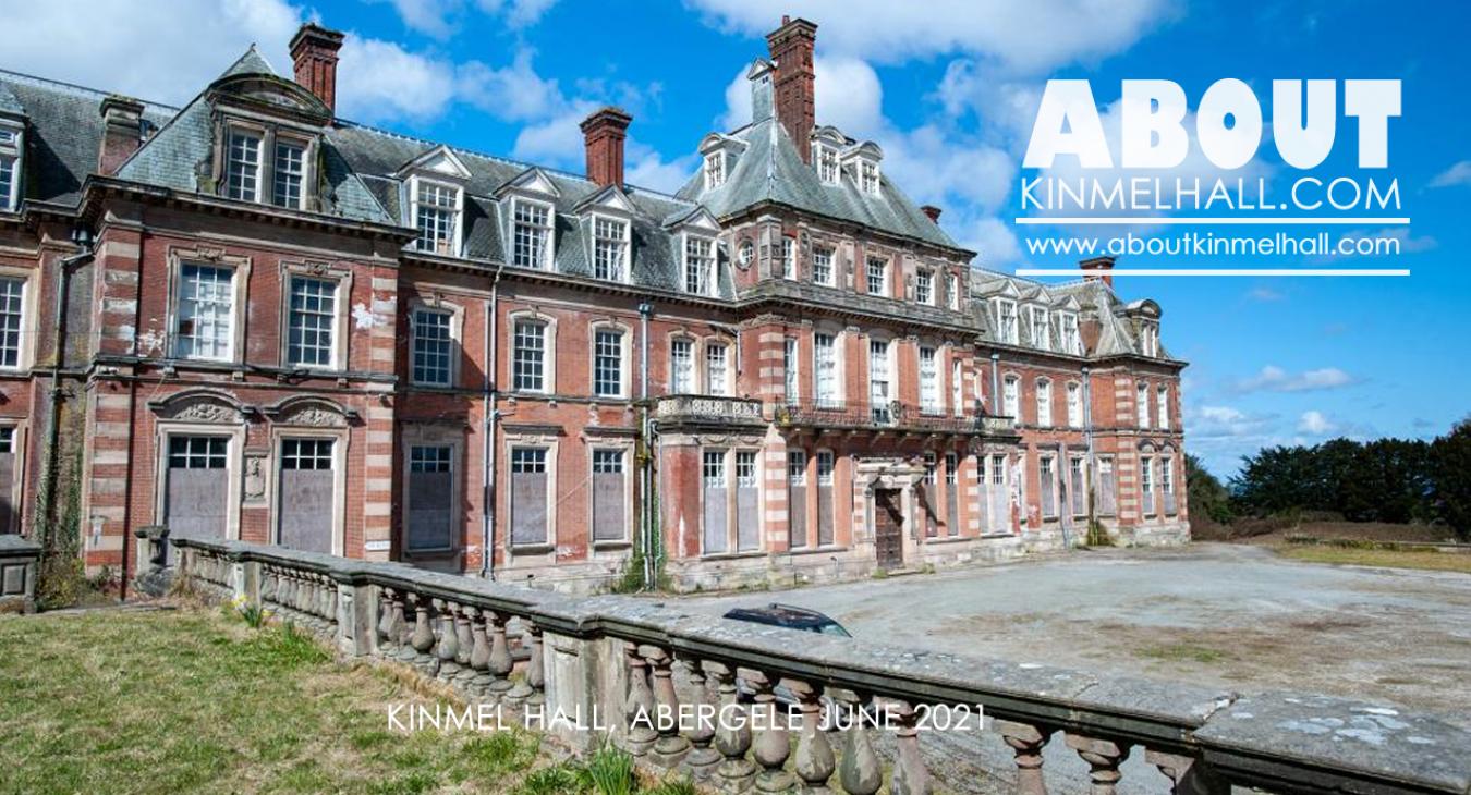 Kinmel Hall After Years of Neglect June 2021