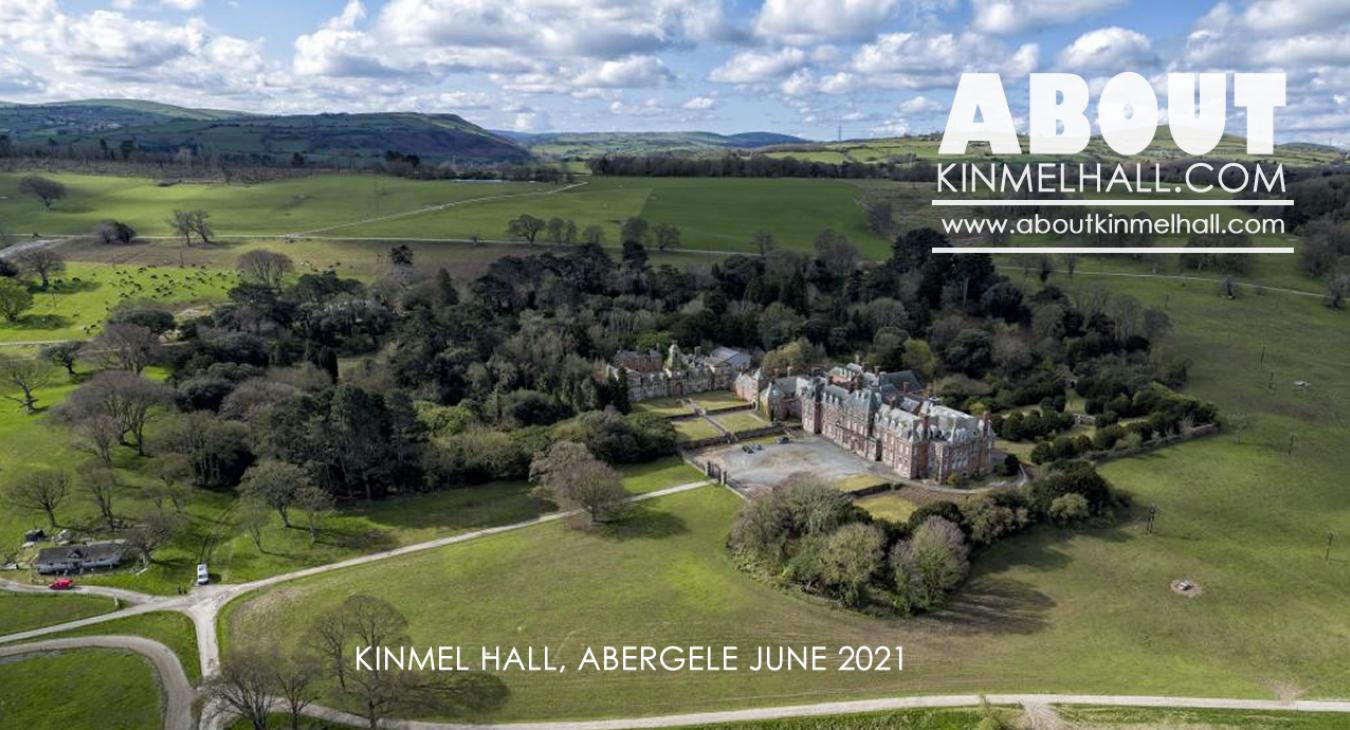 Kinmel Hall After Years of Neglect June 2021