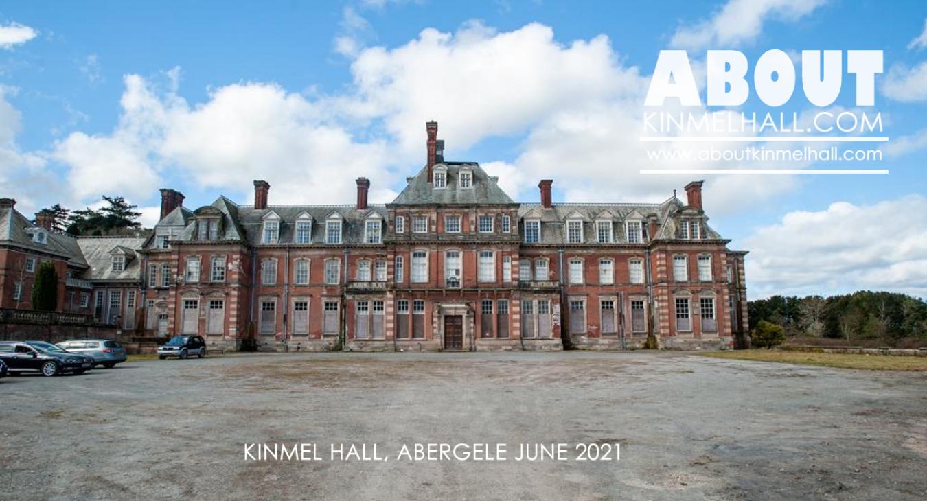Kinmel Hall After Years of Neglect June 2021